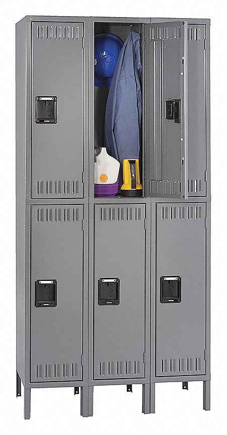 KD DOUBLE TIER LOCKER 12X15 3-WIDE