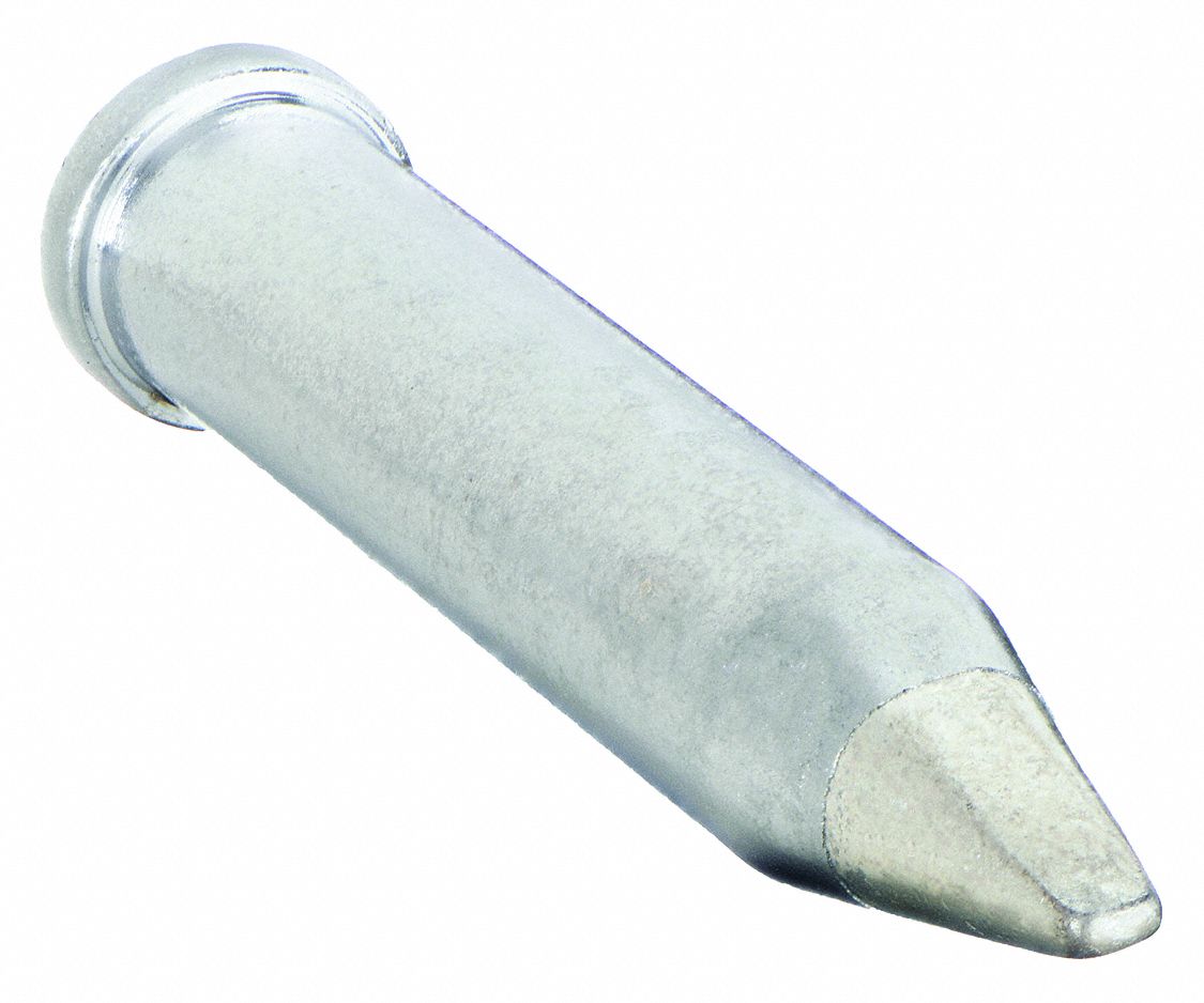 Soldering Tip: XT Series, Chisel, 0.8 mm W, 37 mm Lg