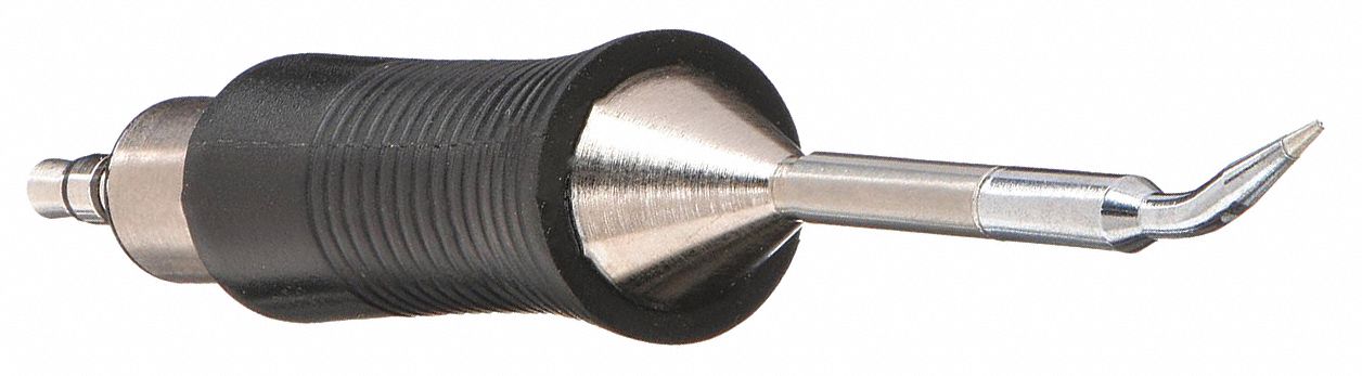 Soldering Tip: RT-MS Series, Bent Conical, 0.4 mm W, 26.5 mm Lg