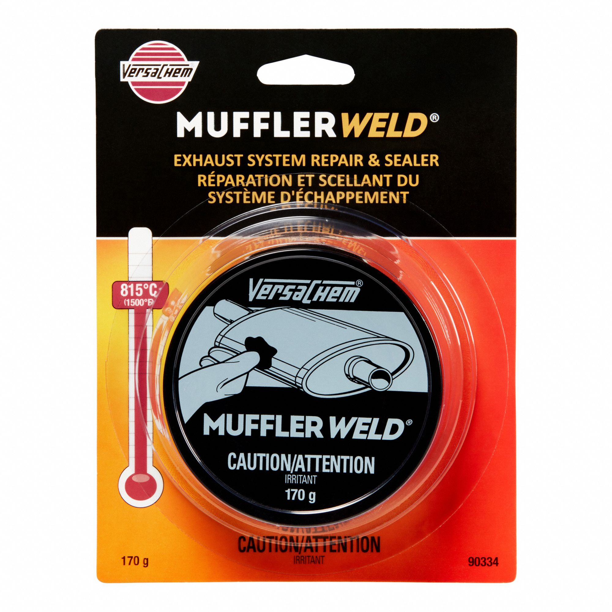 MUFFLER WELD SEALER, GREY, 170 G TUBE, LOW ODOUR, 1 DAY CURE, 2 HOUR WORKING TIME