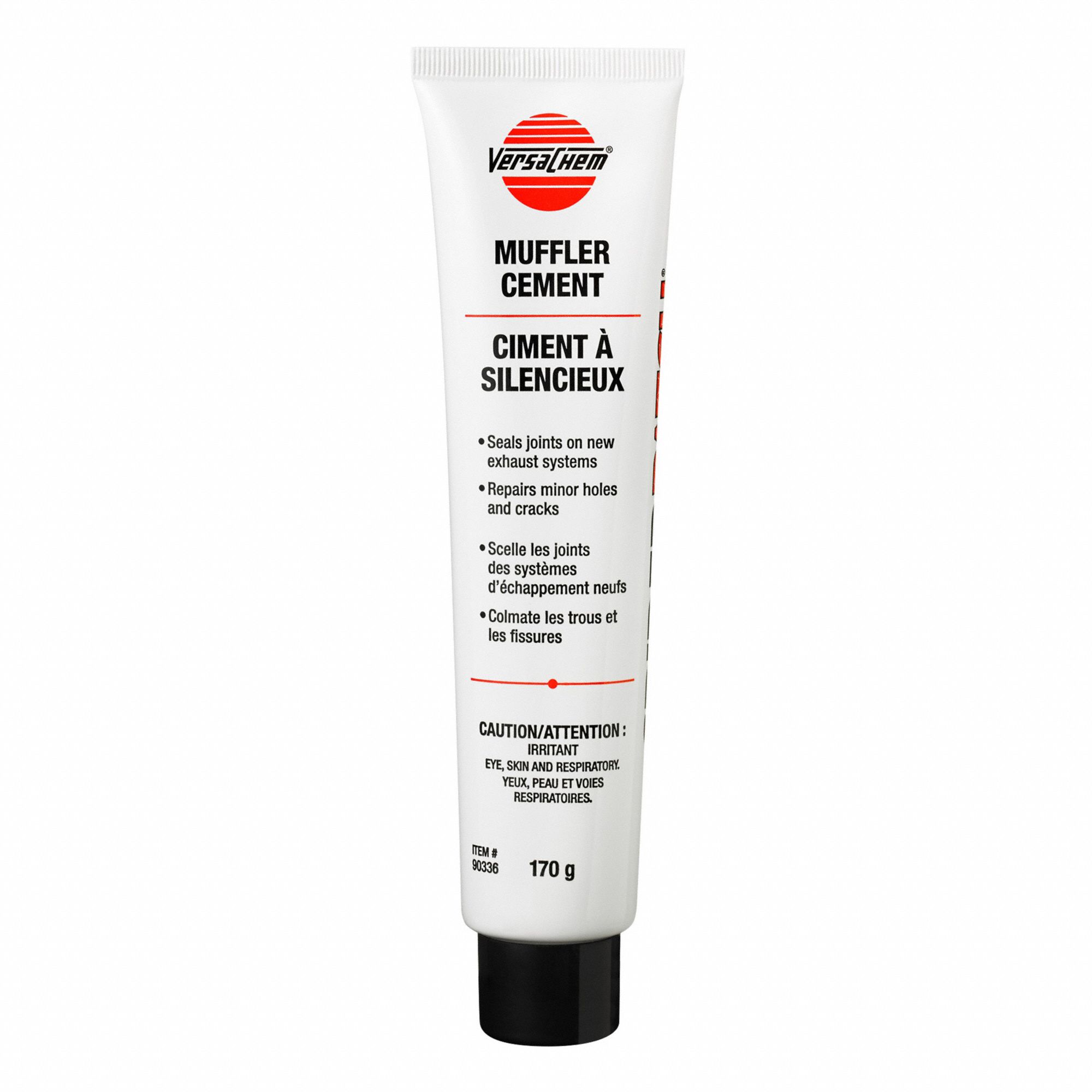 MUFFLER CEMENT, GREY, 170 G TUBE, LOW ODOUR, 30 MIN CURE, 5 MIN WORKING TIME