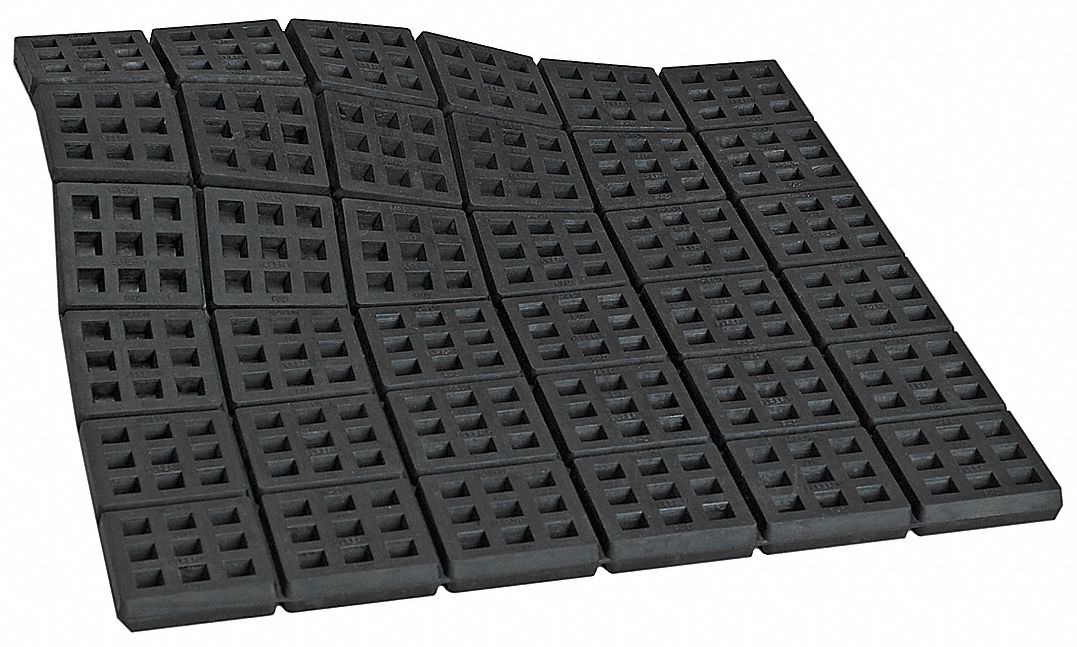 1Pack Mason 20uz20 Vibration Isolation Pad, 600 lb, Size: 18 in