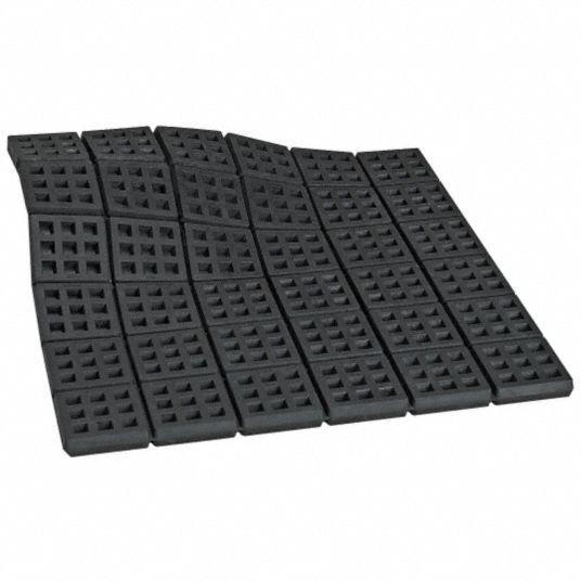 MASON Vibration Isolation Pad, Neoprene, 600 per 3x3 Max. Steady Load ...