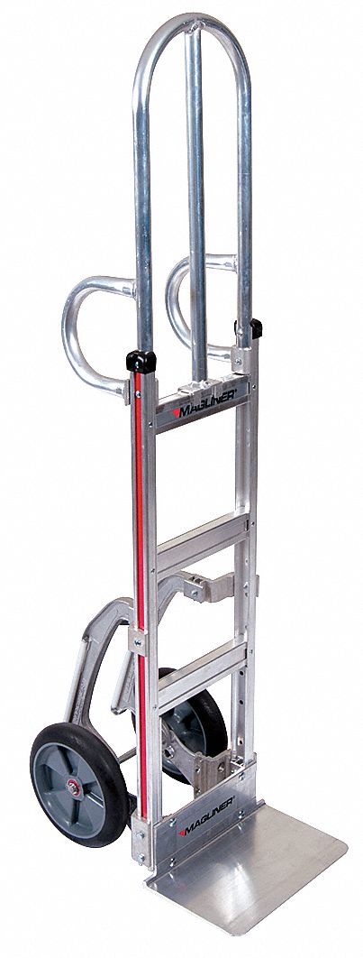 NARROW CORROSION-RESISTANT MODULAR ALUMINUM GENERAL PURPOSE HAND TRUCK, 14 IN X 7⅛ IN