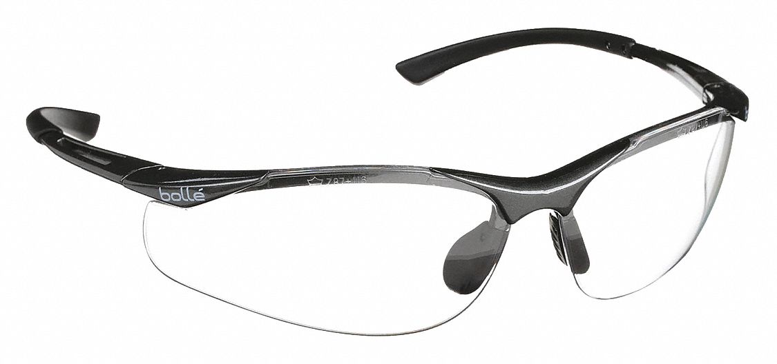 BOLLE SAFETY, AntiFog /AntiStatic /AntiScratch, No Foam Lining