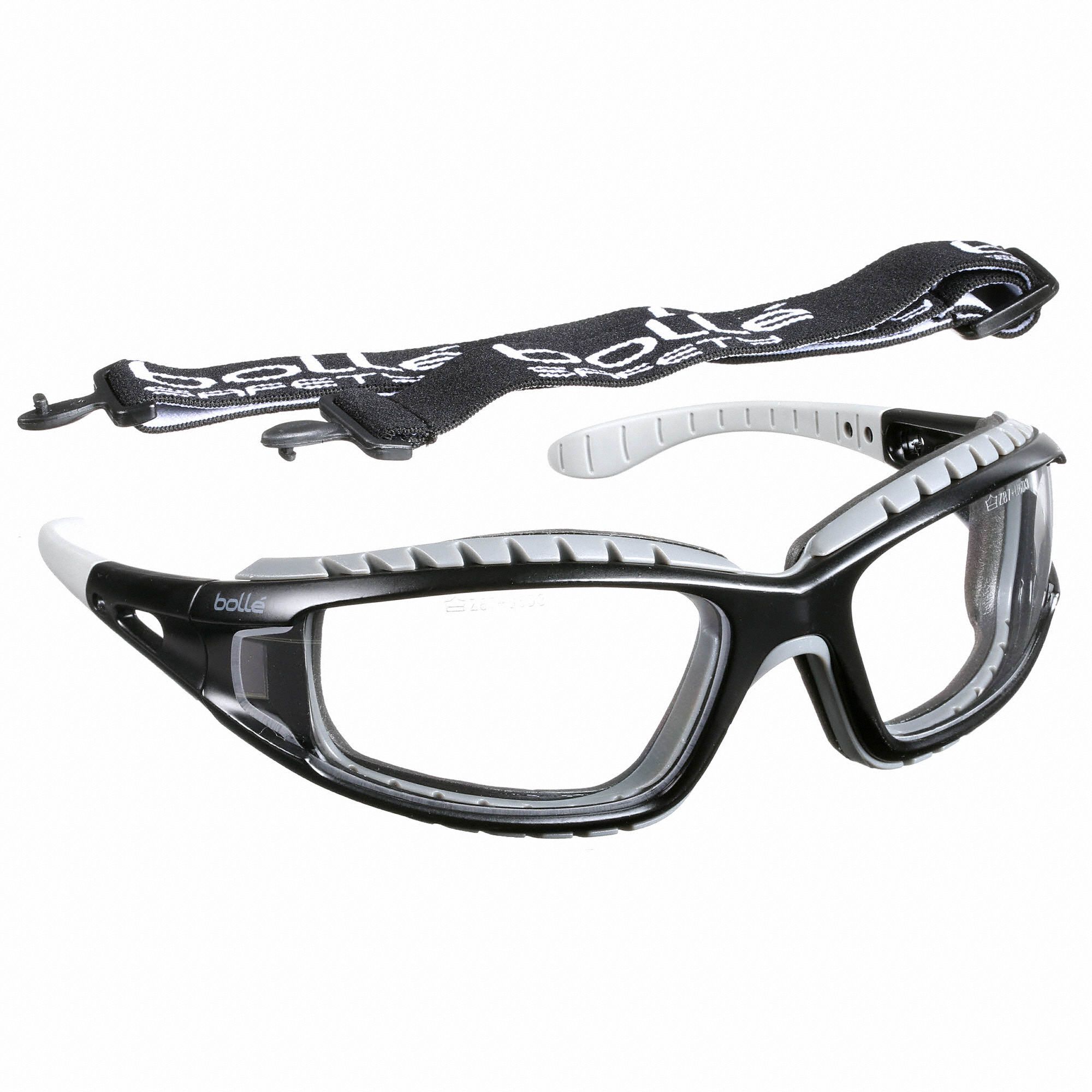 BOLLE SAFETY Safety Glasses AntiFog /AntiStatic /AntiScratch, Brow and Eye Socket Foam