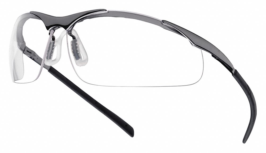 SafetyGlasses Clear PlatinumLite Silver