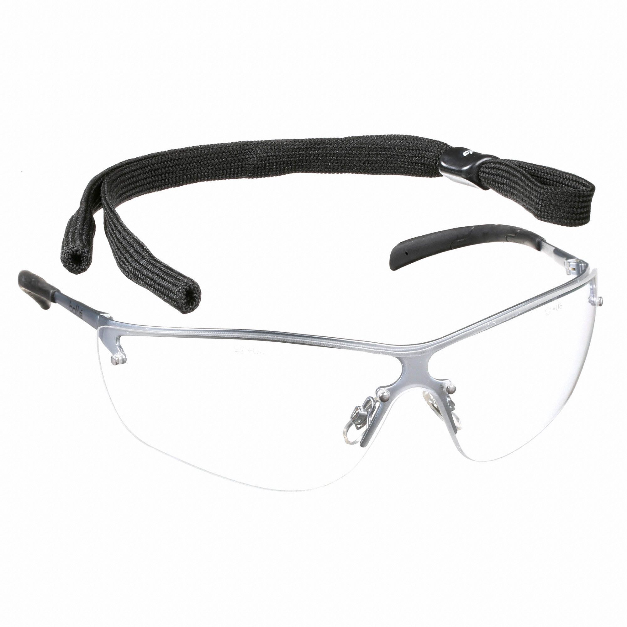 BOLLE SAFETY Silium Anti-Fog, Scratch-Resistant Safety Glasses , Clear ...