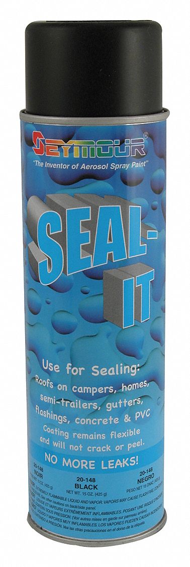 Multipurpose Sealant: Oil, Black, 20 oz Container, Less Than 561 g/L, Matte