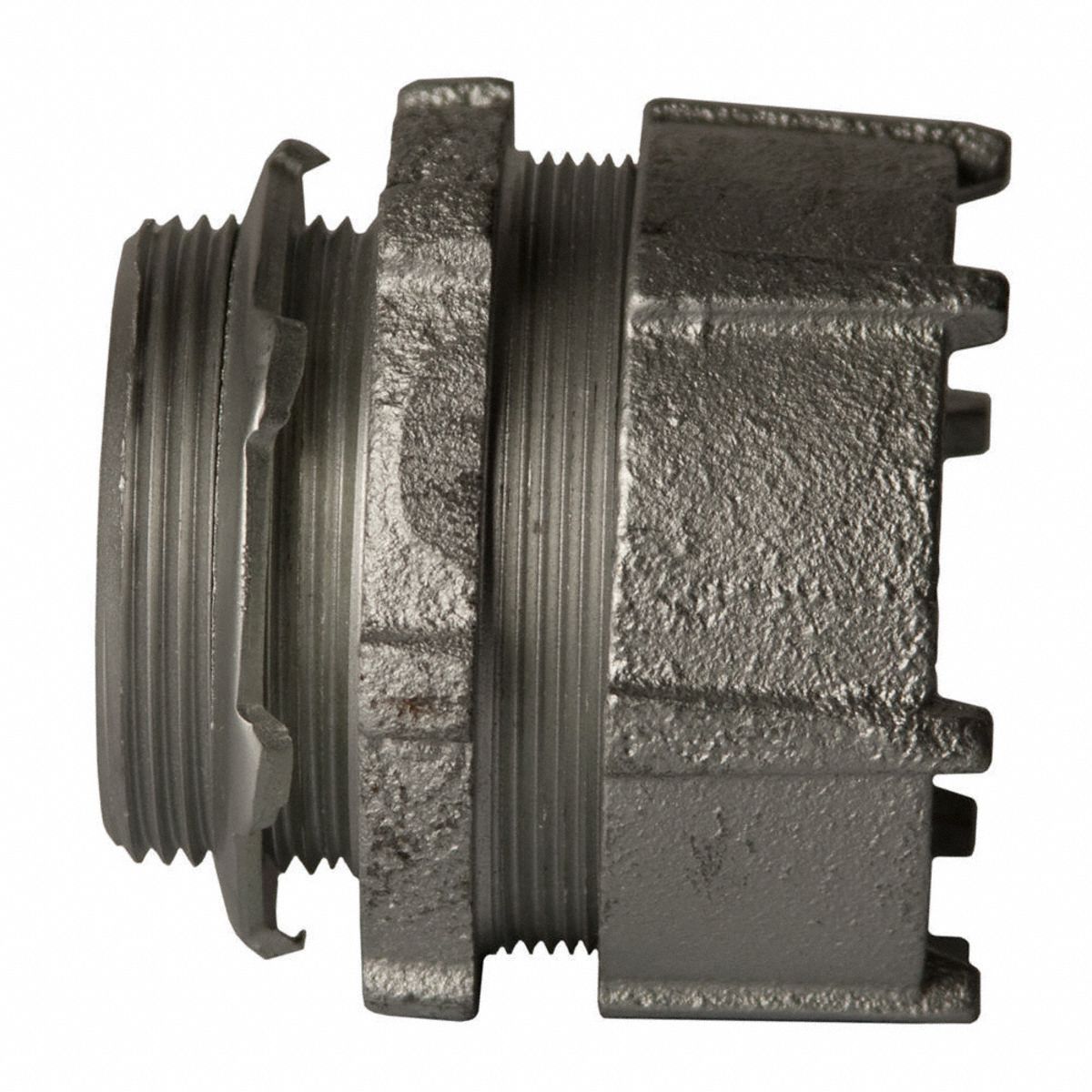 RACO Rigid Compression Connector Iron/Steel, 4 in Trade Size, 4 1/2 in