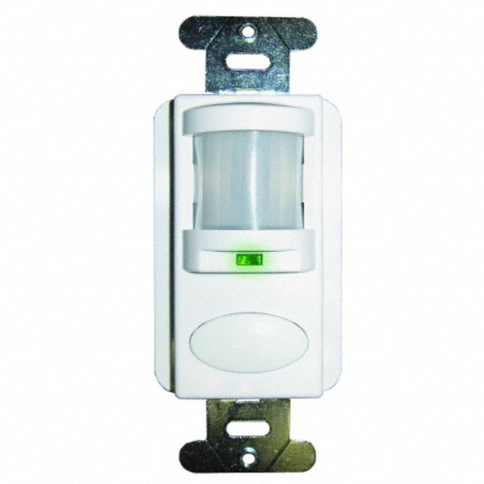 Wall Switch Box Occupancy Sensor, 1000 sq ft Passive Infrared, White ...
