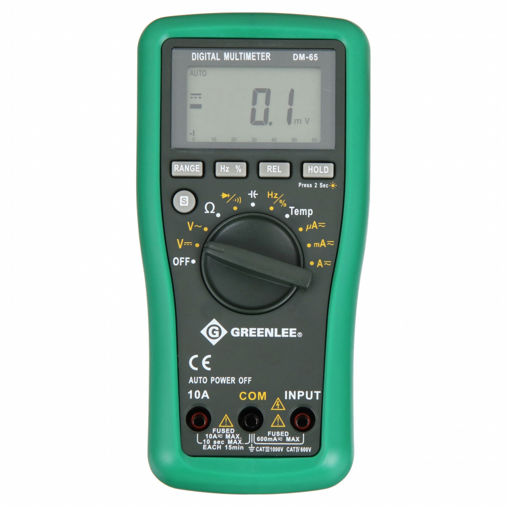 DMM 1000V AC/DC 10A CAP TEMP(DM-65)