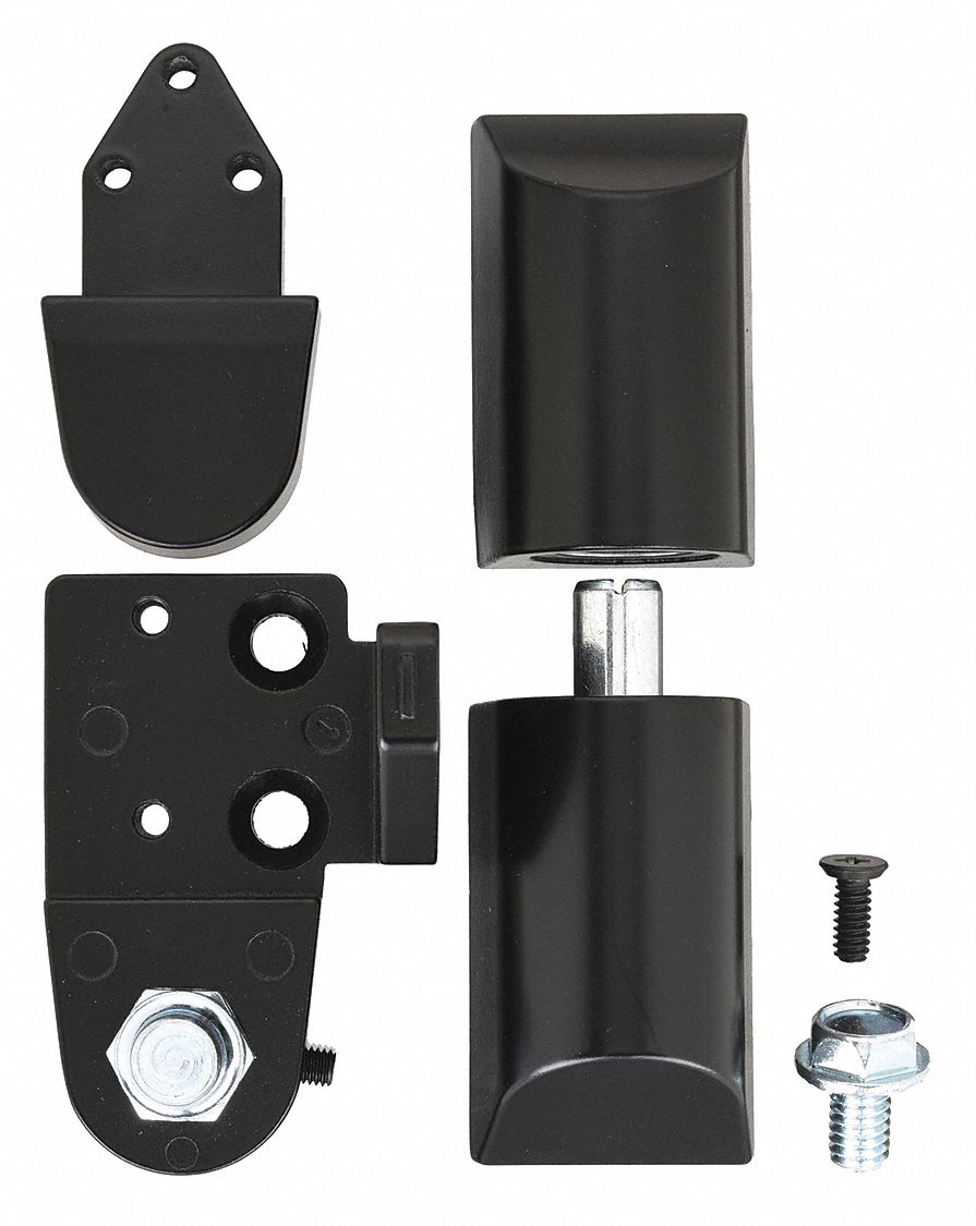 Pivot Hinge: Aluminum, 2 13/16 in Leaf Ht, 1 5/16 in Leaf Wd