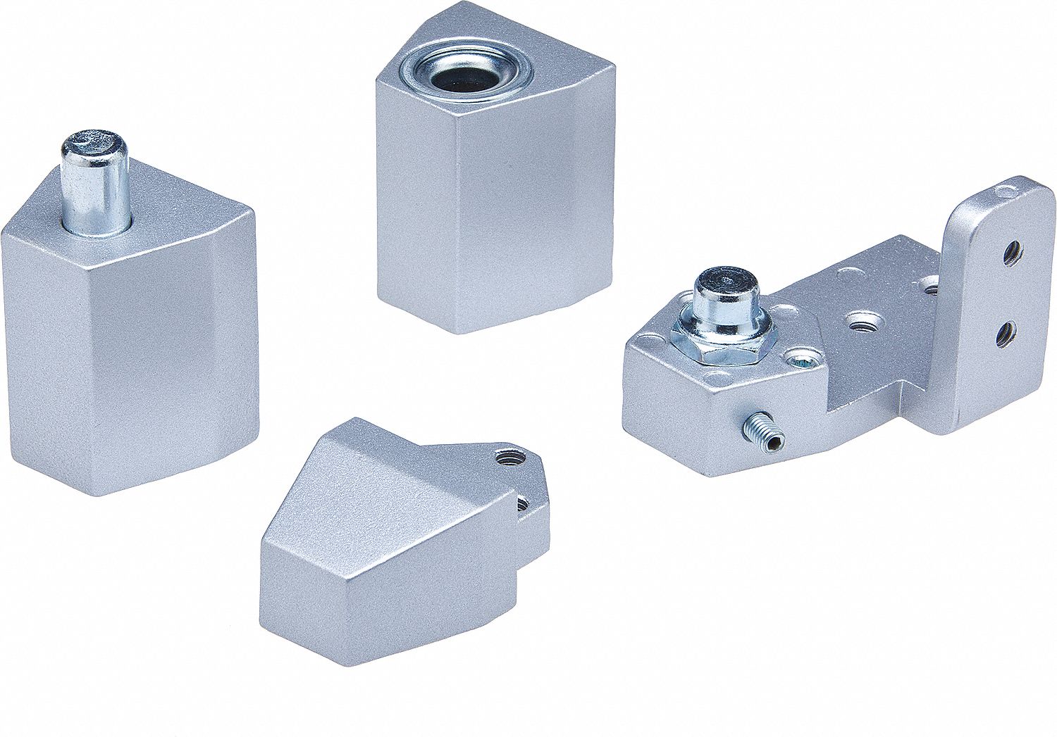 KABA ILCO Pivot Hinge Cast Aluminum, Half Surface, 125 lb Load