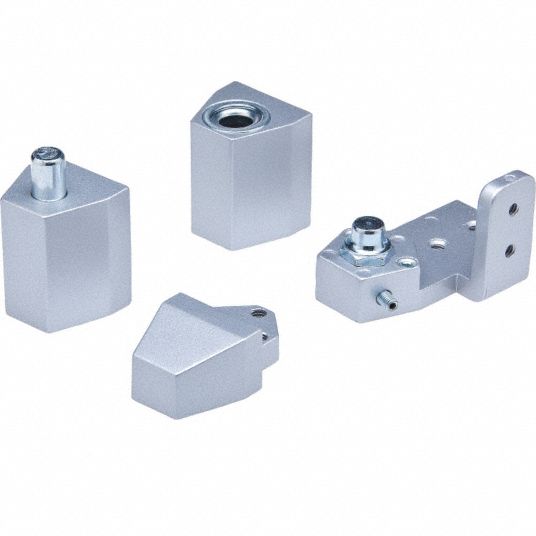 KABA ILCO Pivot Hinge Cast Aluminum, Half Surface, 125 lb Load