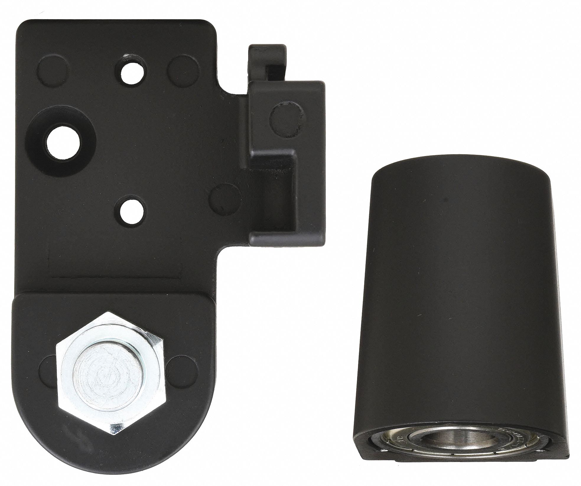 Pivot Hinge: Aluminum, 2 3/8 in Leaf Ht, 1 7/16 in Leaf Wd