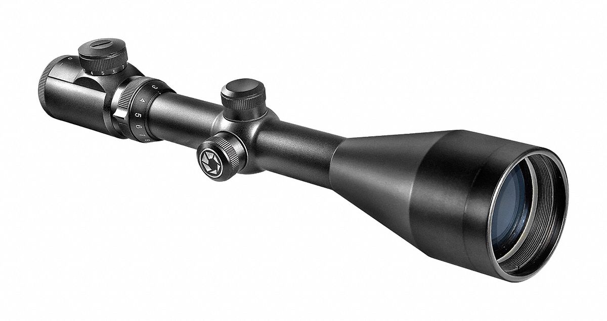 BARSKA Rifle Scope, 4x to 16x Magnification, 60 mm Objective Lens, 4A