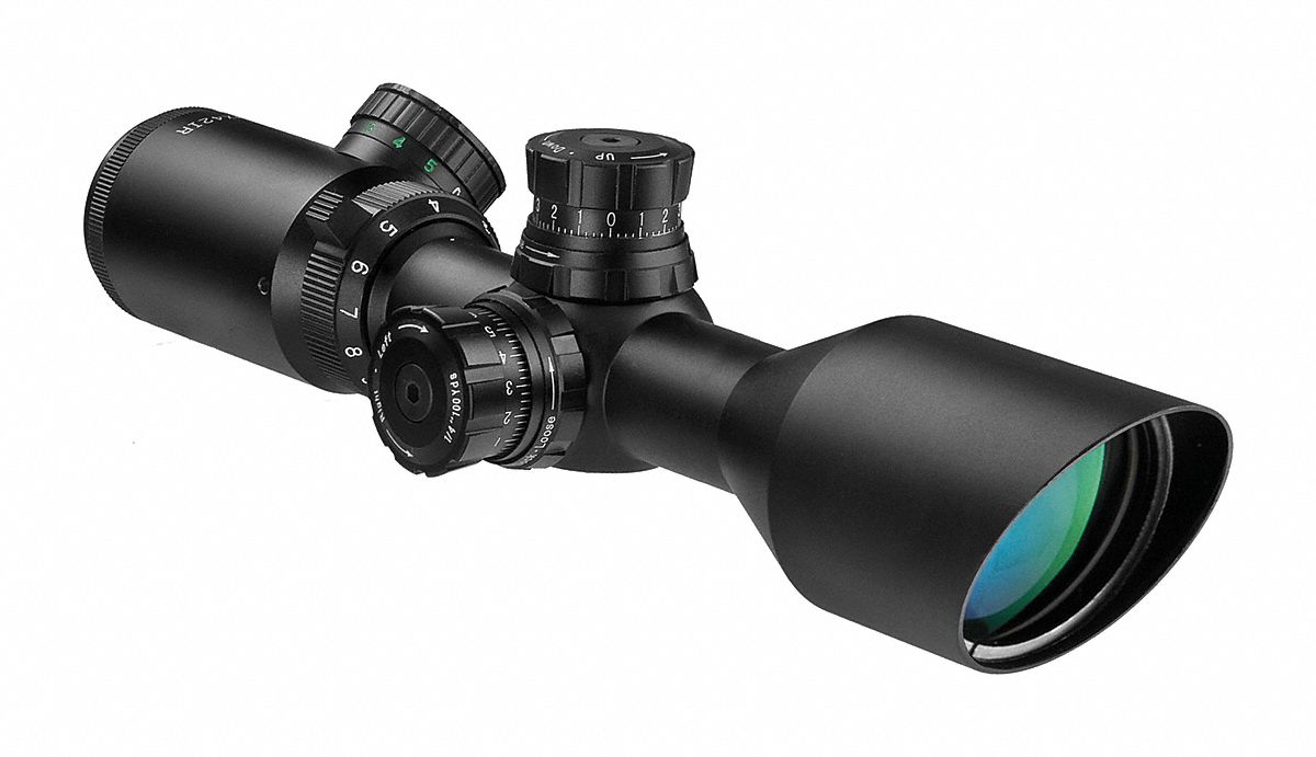 BARSKA, 3x to 9x, 42 mm Objective Lens, Rifle Scope 20VJ44AC11668