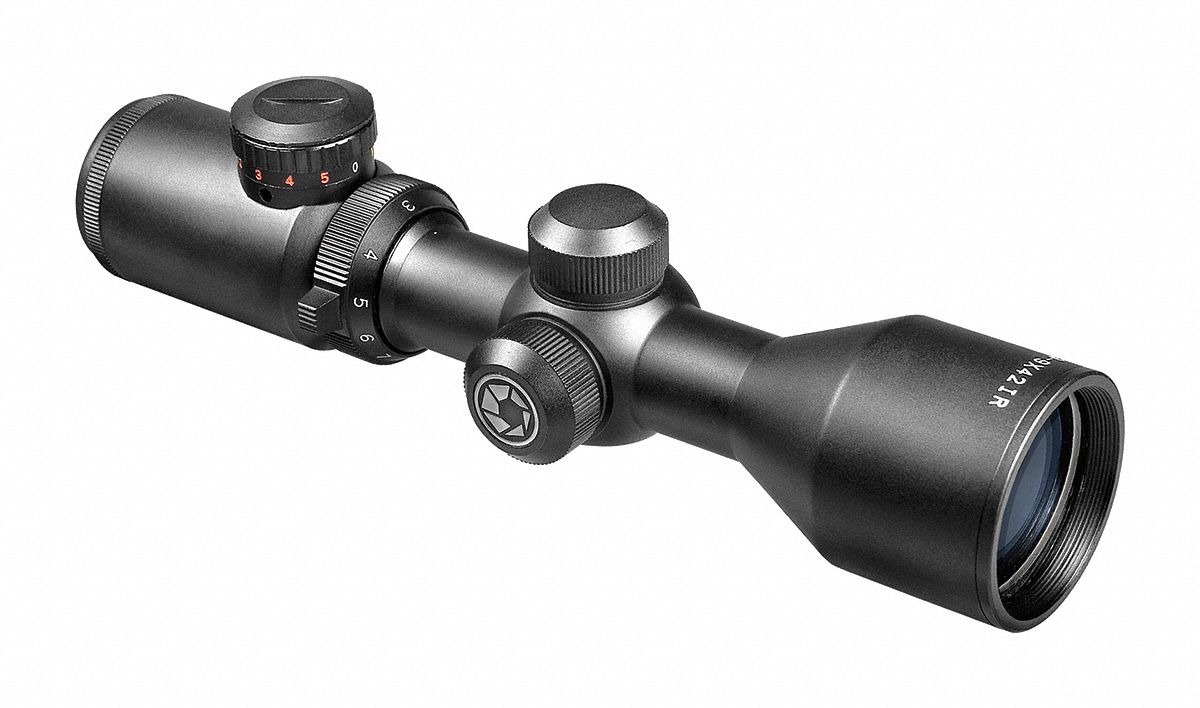 BARSKA Rifle Scope, 3x to 9x Magnification, 42 mm Objective Lens, 30/30