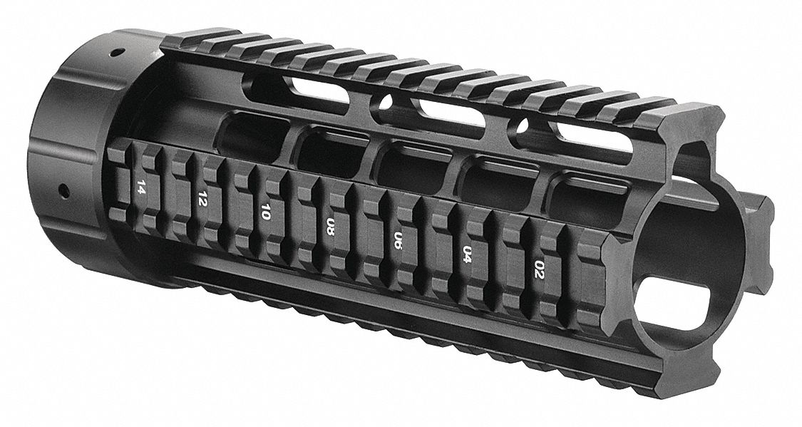 BARSKA Tactical Forend Rail, Aluminum, Black - 20VJ91|AW11736 - Grainger