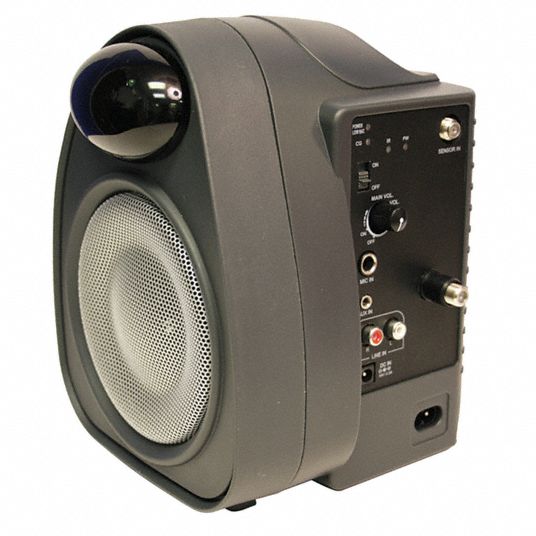 AMPLIVOX SOUND SYSTEMS Handheld Compact PA System 17 in Ht, 11 in Wd