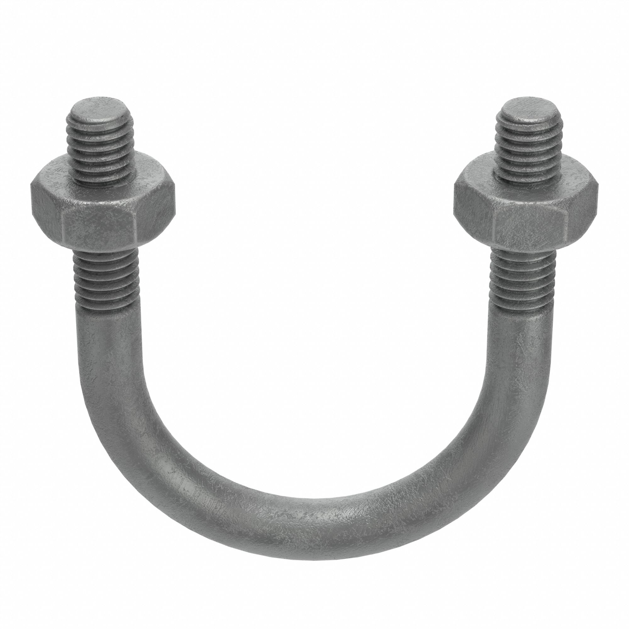U-BOLT,ROUND,LOW STEEL,3/8-16,PK10