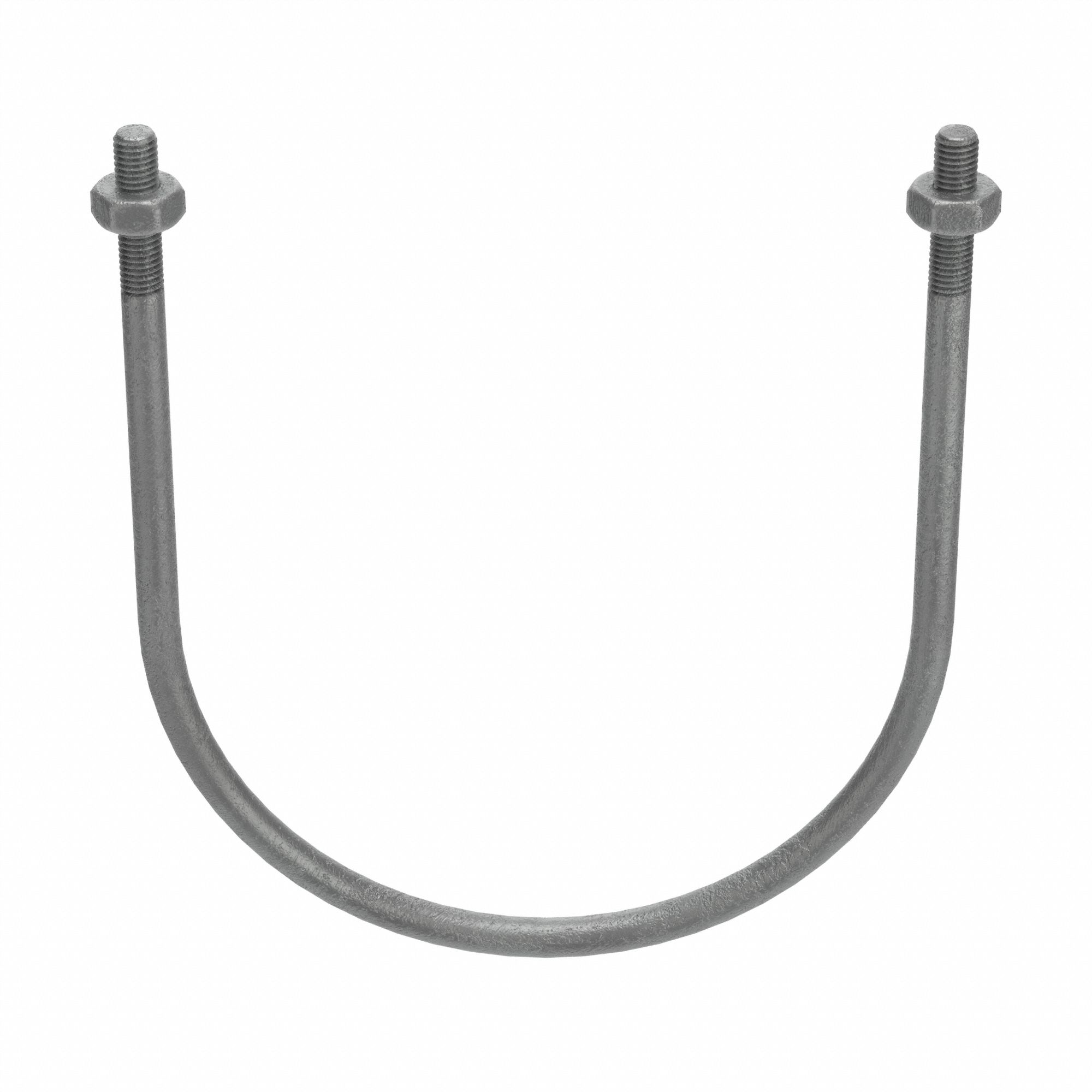 U-Bolt, Round, Low Steel, 1/2-13