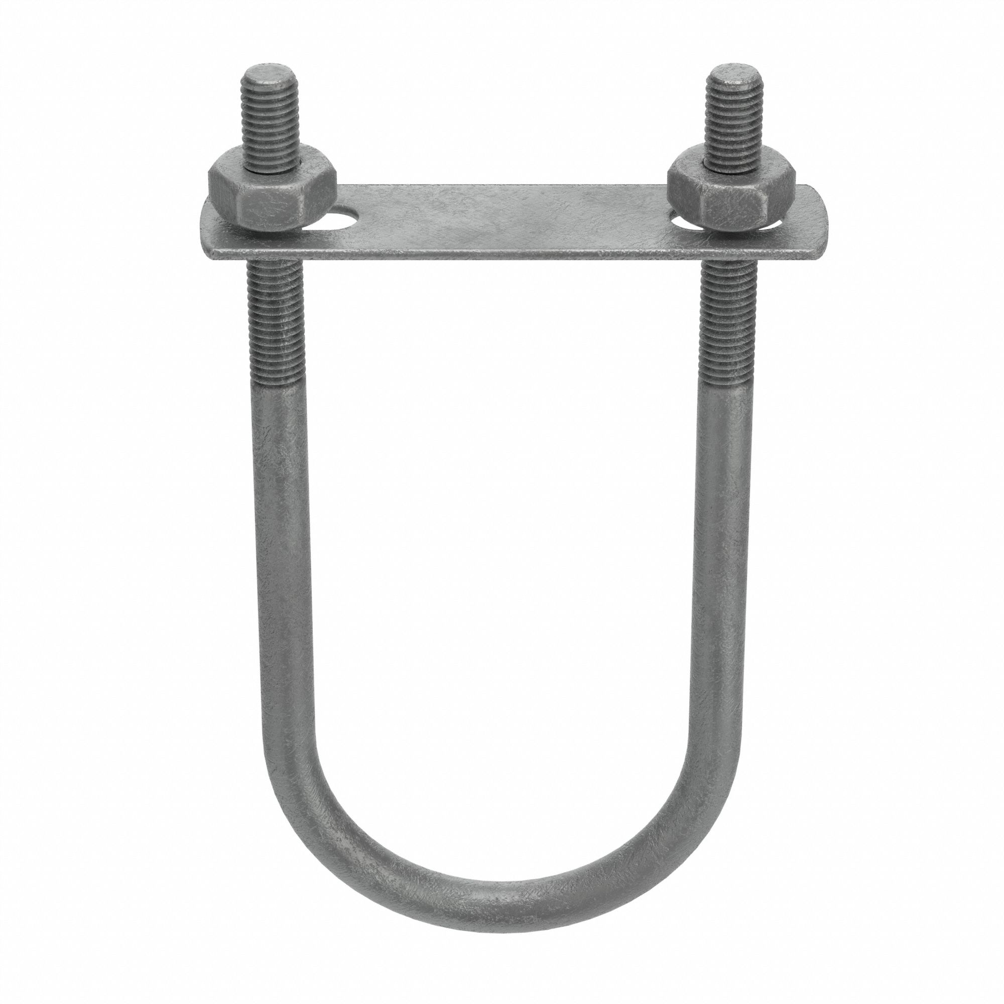 Stndrd UBolt w Plate,  Inside H 8 1/2 in