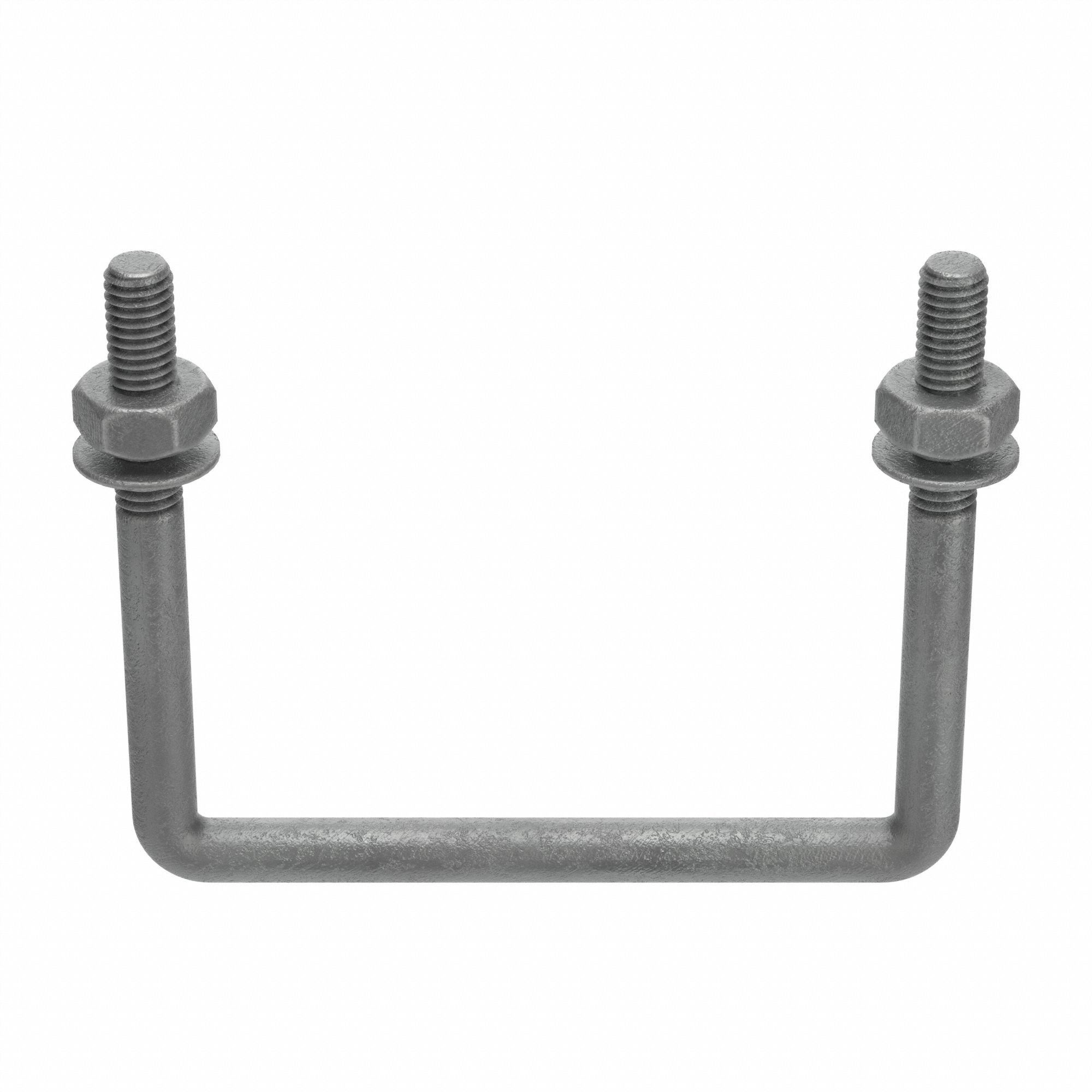 Steel, Hot Dipped Galvanized, Square UBolt 20W57653405 5 Grainger