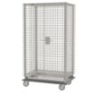 Antimicrobial Wire Security Carts with Adjustable Shelves