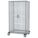 WIRE SECURITY CART WITH ADJUSTABLE SHELVES, 900 LB LOAD CAPACITY, 48 INX24 IN, 0 SHELVES