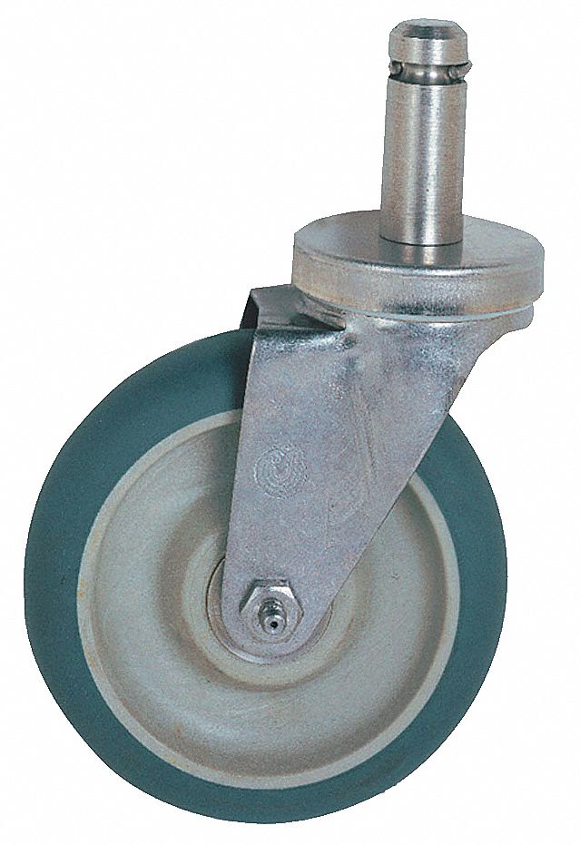 METRO, 250 lb Load Capacity, Gray, Replacement Caster for Shelf