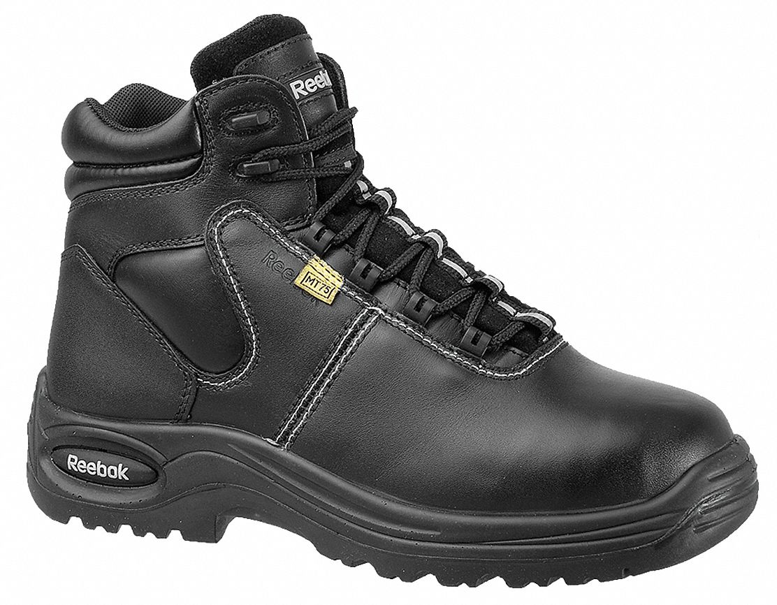 6 in Work Boot, 11-1/2, W, Men's, Black, Composite Toe Type, 1 PR ...