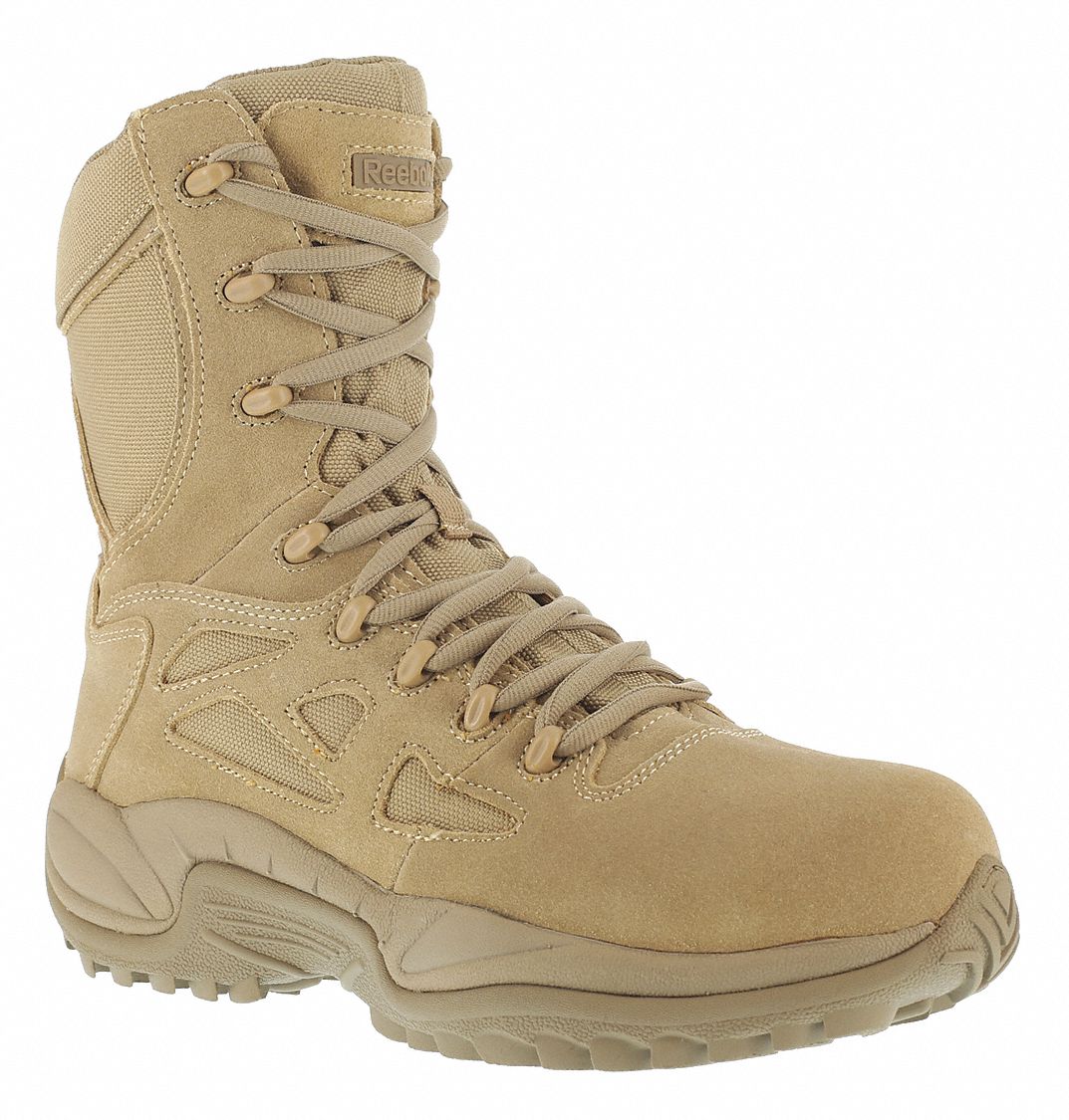 REEBOK 8 in Work Boot, 3, W, Men's, Desert Tan, Composite Toe Type, 1 ...