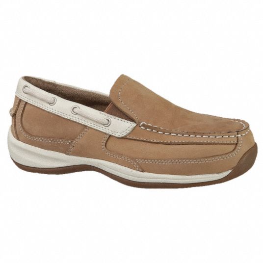 ROCKPORT WORKS, M, 8 1/2, Boat Shoe - 20WP66|RK673 - Grainger