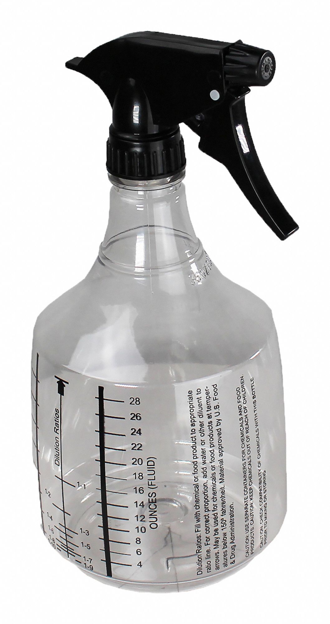 911375-8 Tough Guy Trigger Spray Bottle, 24 oz., White, Tough Guy 2ZWN8,  Mist, Stream Dispensing Type, PK 12
