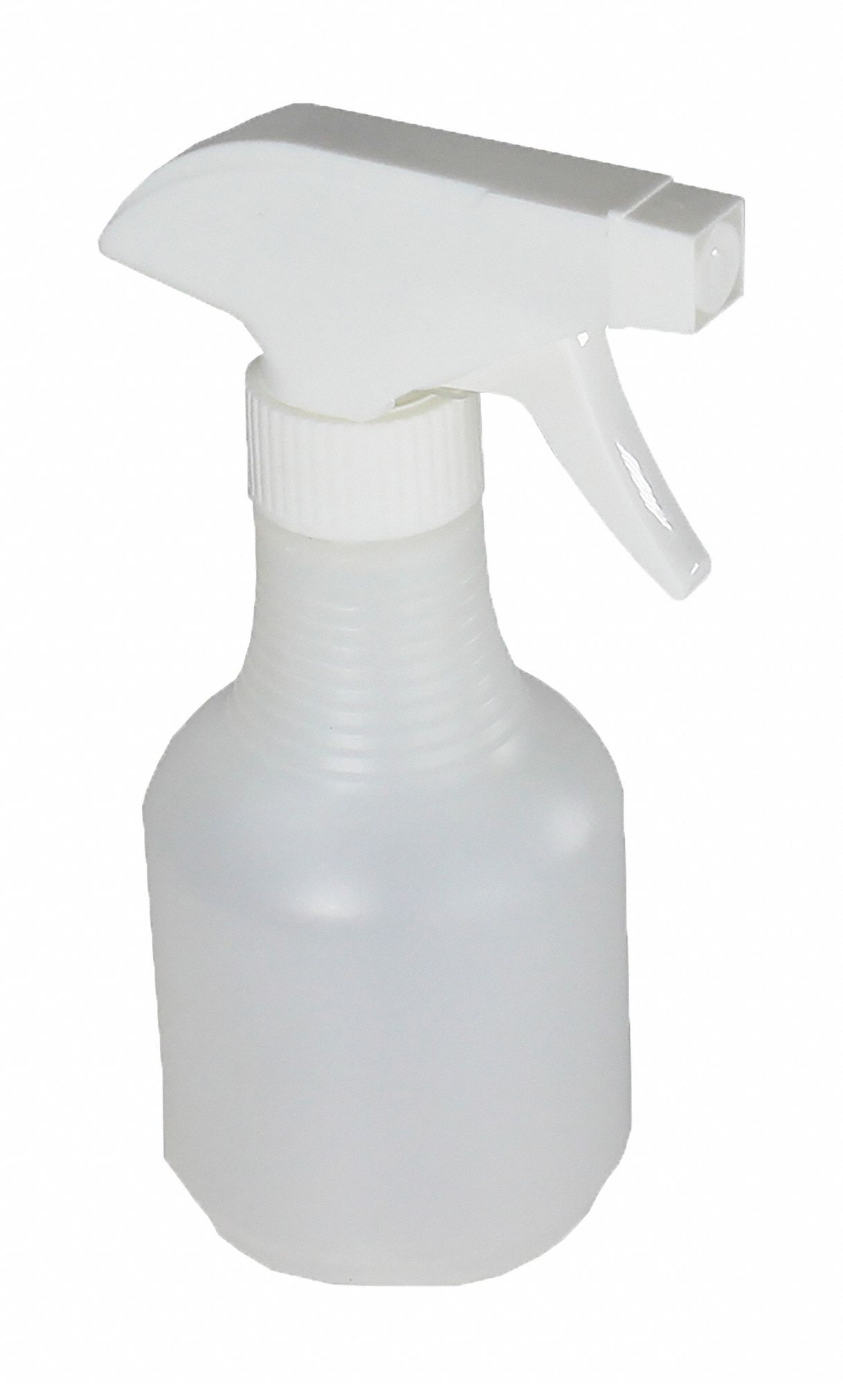 APPROVED VENDOR Trigger Spray Bottle: 24 oz Container Capacity,  Mist/Stream, White, White, 3 PK