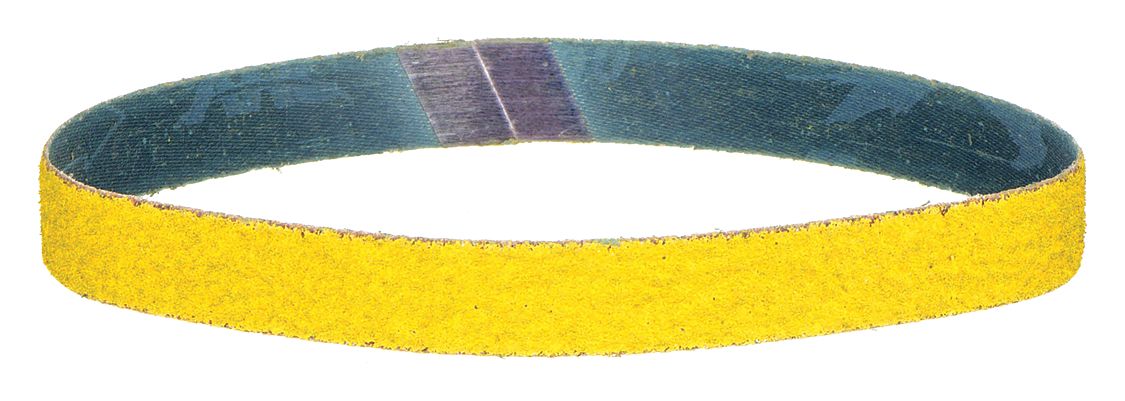 Sanding Belt, 13 in L, 3/8 in W, PK25
