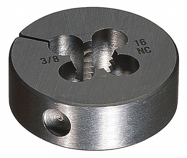 CLEVELAND Round Threading Die, Round, Thread Size M6x1, Metric