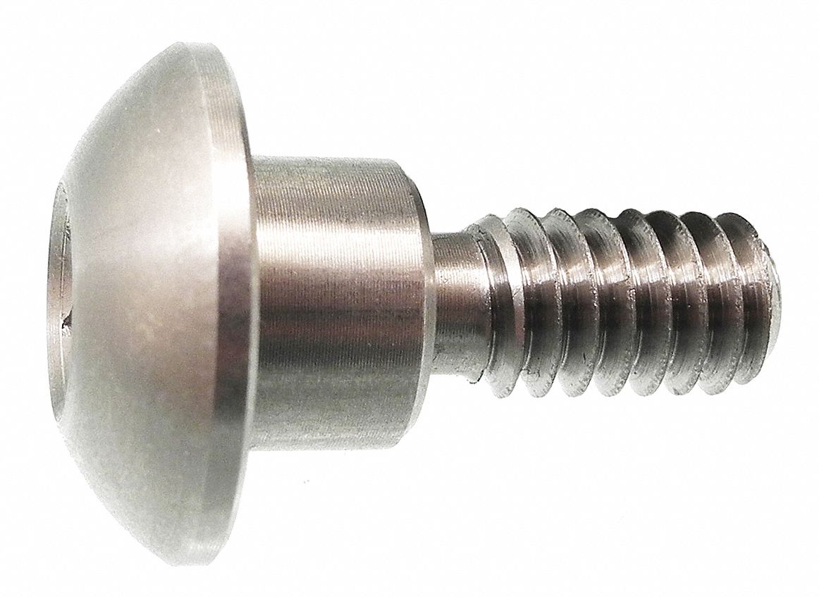 Architectural Bolt,SS,Button,3/4x3/4In 