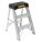 STEP STOOL,26-5/8 IN H,300 LBS.,ALUMINUM