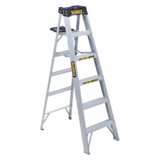 DEWALT 6 ft Ladder Ht 5 Steps Stepladder 20X987 DXL2010 06