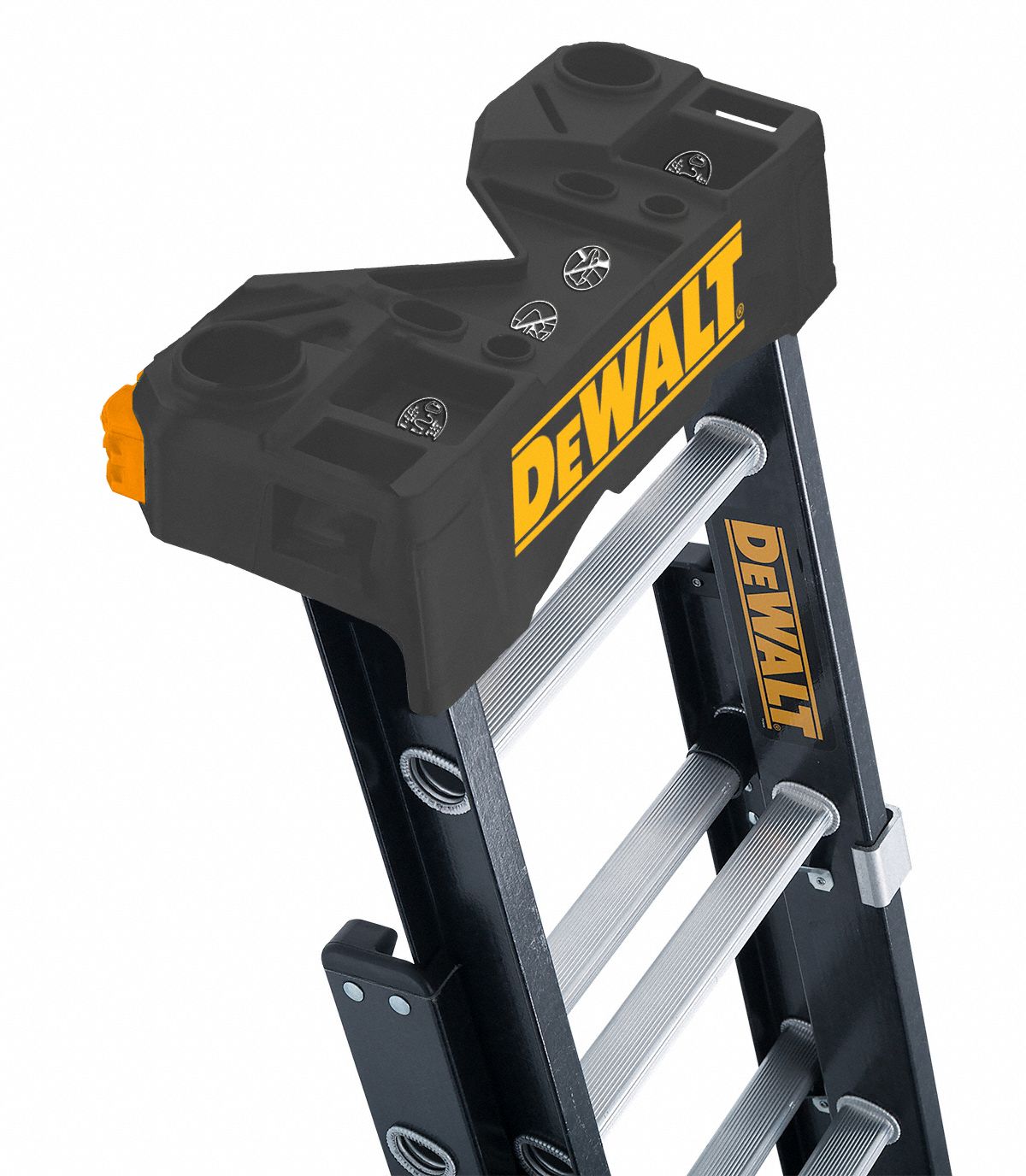 Dewalt 20 ft fiberglass extension ladder 300 lb load capacity 38 7 lb