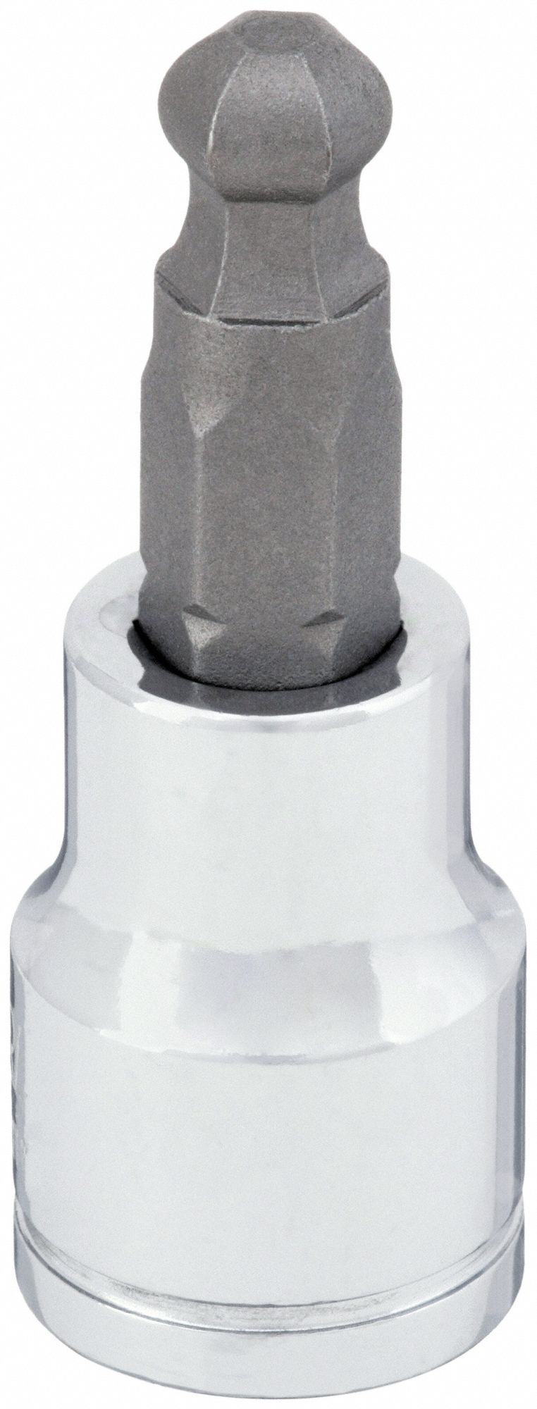 Socket Bit: 3/8 in Drive Size, Hex Tip, 7 mm Tip Size, 1 3/4 in Overall Lg, Fixed Insert