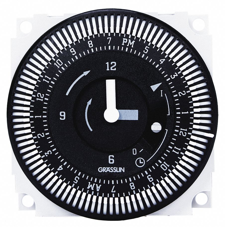 INTERMATIC, 24 hr Nominal Max. Time Setting, Steel, Electromechanical