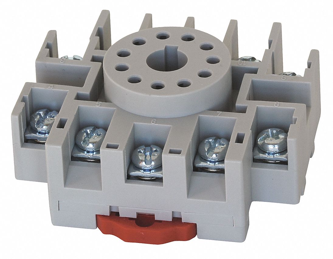 EATON Relay Socket, Standard, Octal, Number of Pins Relay 11, 3PDT