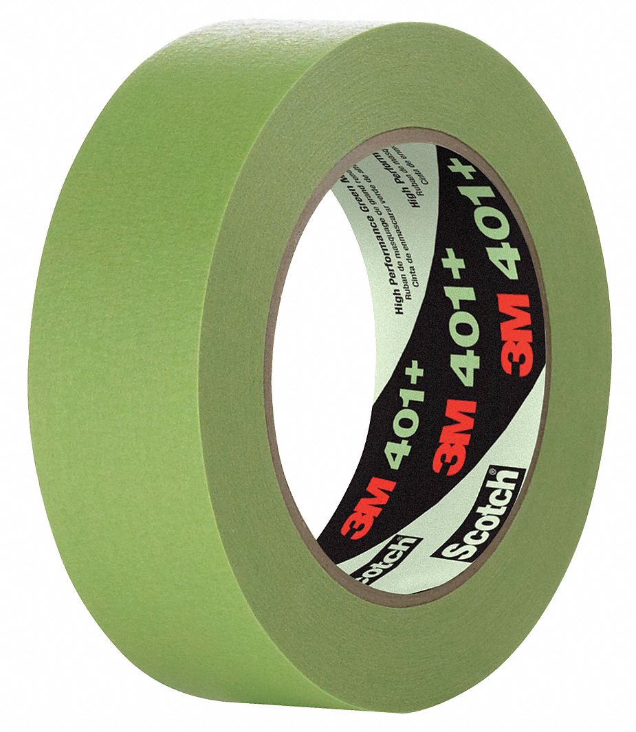 HIGH-PERFORMANCE MASKING TAPE, HIGH TENSILE STRENGTH, GREEN, 55 M LENGTH X 18 MM WIDTH