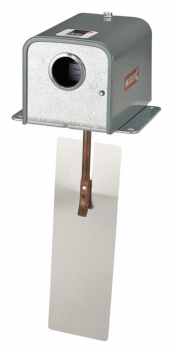 Air Flow Switch, SPDT, Paddle Size 2 1/8 in x 6 7/8 in, Max. Ambient