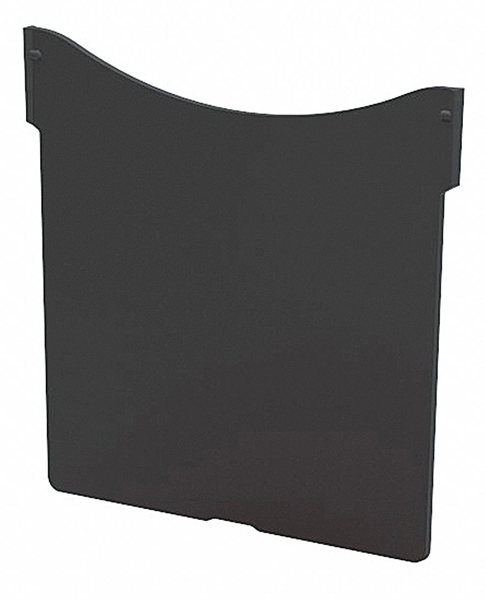 BinDivider 4.75inL Plastic Black PK6
