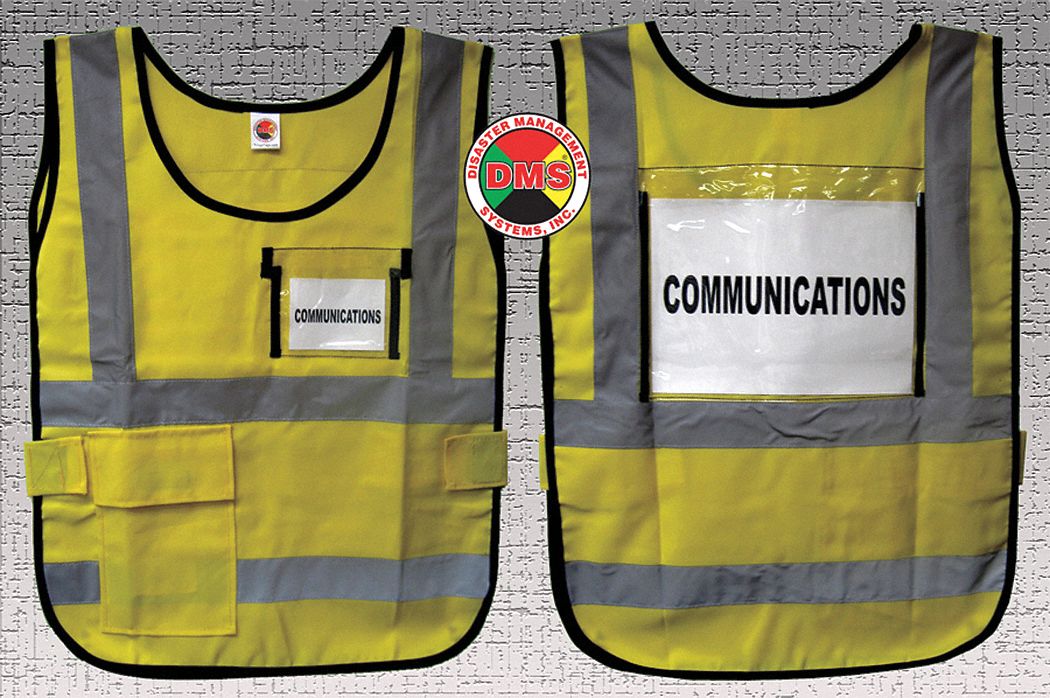 DMS Legend Insert HookandLoop Safety Vest, Type P, Class 2, Yellow